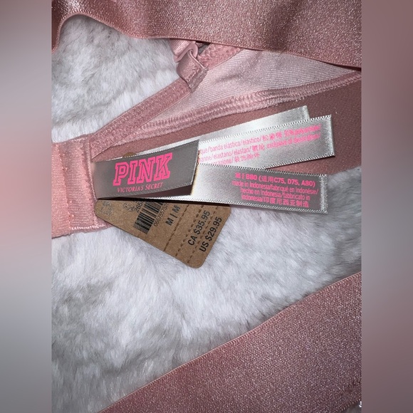 NWT Victoria’s Secret PINK Velvet Bralette and Panty Set - Picture 4 of 5